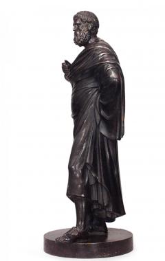 Neoclassic Patinated Bronze Figure - 4656447