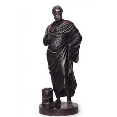 Neoclassic Patinated Bronze Figure - 4683009