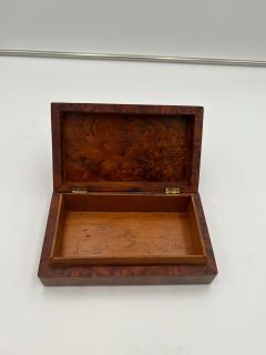 Neoclassical Biedermeier Box Polished Yew France circa 1820 - 2355612