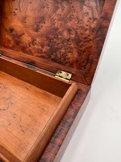 Neoclassical Biedermeier Box Polished Yew France circa 1820 - 2355614