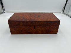 Neoclassical Biedermeier Box Walnut Roots Wood France circa 1820 - 2355286