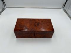 Neoclassical Biedermeier Box Walnut Roots Wood France circa 1820 - 2355288