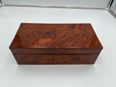 Neoclassical Biedermeier Box Walnut Roots Wood France circa 1820 - 2355292