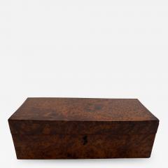 Neoclassical Biedermeier Box Walnut Roots Wood France circa 1820 - 2356511