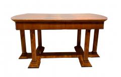 Neoclassical Biedermeier Desk Cherry Veneer Six Columns Austria circa 1830 - 2129640