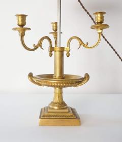 Neoclassical Bronze Bouillotte Lamp - 887193