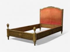 Neoclassical Clayed Gilt Carved Wood Twin Bedframe France 1900s - 4334604