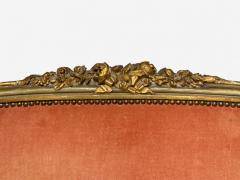 Neoclassical Clayed Gilt Carved Wood Twin Bedframe France 1900s - 4334606