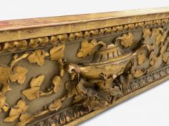 Neoclassical Clayed Gilt Carved Wood Twin Bedframe France 1900s - 4334608