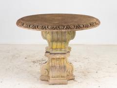 Neoclassical Concrete Garden Dining Table France 1960s - 3943428