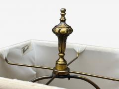 Neoclassical Cranberry Glass Decoupage Cherub Table Lamps USA 1930s - 4376154