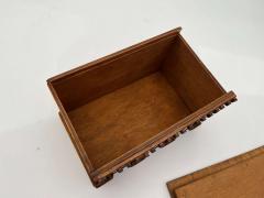 Neoclassical Decorative Box Polished Oak Germany circa 1900 - 2737087