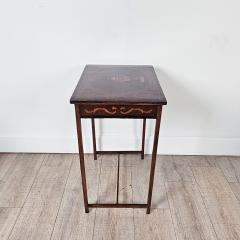 Neoclassical Dutch Side Table Inlaid with Mixed Woods circa 1840 - 3392348