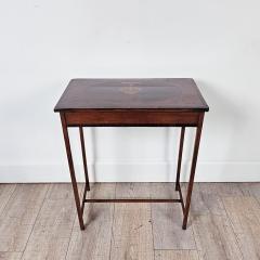 Neoclassical Dutch Side Table Inlaid with Mixed Woods circa 1840 - 3392349