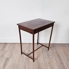 Neoclassical Dutch Side Table Inlaid with Mixed Woods circa 1840 - 3392361