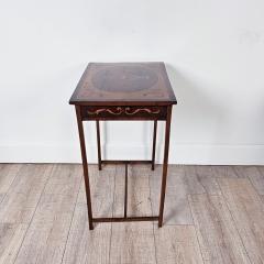 Neoclassical Dutch Side Table Inlaid with Mixed Woods circa 1840 - 3392362