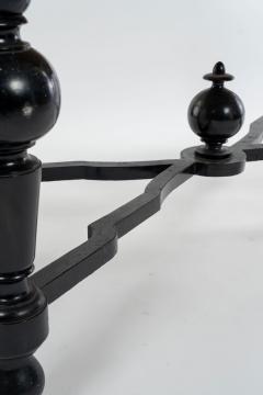 Neoclassical Ebonized Swedish Console Table - 3159297