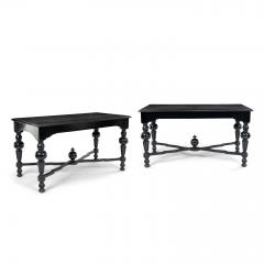 Neoclassical Ebonized Swedish Console Table - 3159299