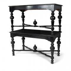 Neoclassical Ebonized Swedish Console Table - 3159300