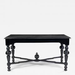 Neoclassical Ebonized Swedish Console Table - 3372633