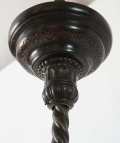 Neoclassical English Regency Bronze Chandelier - 1156415