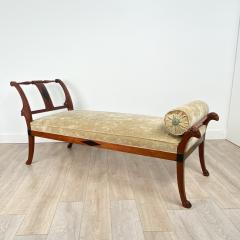 Neoclassical Fainting Couch in Ebony and Walnut circa 1800 - 2437150