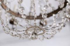 Neoclassical Gilt Tole and Crystal Chandelier - 1447539