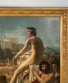 Neoclassical Grand Tour Italian Painting circa 1840 - 4399555