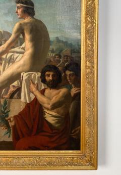 Neoclassical Grand Tour Italian Painting circa 1840 - 4399556