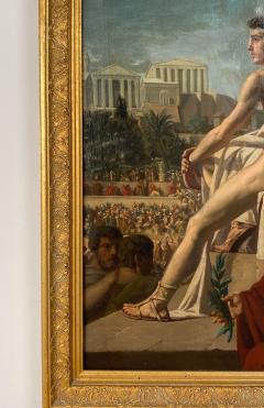 Neoclassical Grand Tour Italian Painting circa 1840 - 4399557