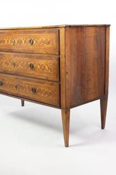 Neoclassical Inlaid 3 Drawer Commode Likely Italian Possibly Maltese ca 1770 - 2180437