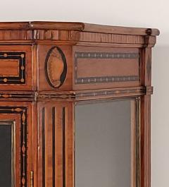 Neoclassical Inlaid Display Case Sweden Early 19th Century - 3418509