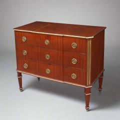 Neoclassical Mahogany Chest Of Drawers Germany circa 1800 - 4450051