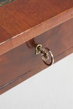 Neoclassical Mahogany Leather Top Desk - 3066067