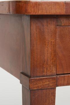 Neoclassical Mahogany Leather Top Desk - 3066072