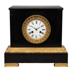Neoclassical Mantel Clock with Gilt Bronze Accents - 4557530