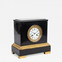 Neoclassical Mantel Clock with Gilt Bronze Accents - 4558358