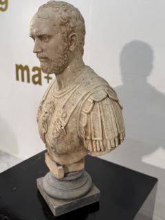 Neoclassical Marble Bust of a Roman General - 4310558
