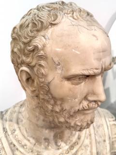 Neoclassical Marble Bust of a Roman General - 4310566