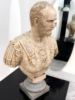 Neoclassical Marble Bust of a Roman General - 4310567