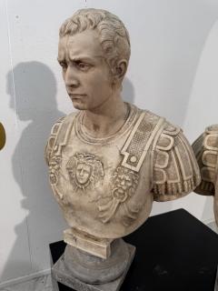Neoclassical Marble Bust of a Roman General - 4310584