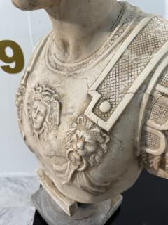 Neoclassical Marble Bust of a Roman General - 4310588