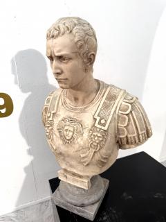 Neoclassical Marble Bust of a Roman General - 4310591