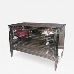 Neoclassical Modern 3 Drawer Mirrored Dresser - 3098944