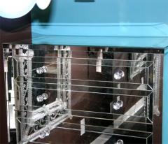 Neoclassical Modern 5 Drawer Mirrored Highboy - 3096547
