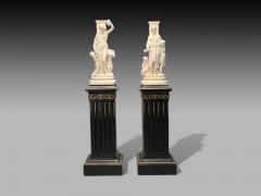 Neoclassical Mother and Children Marble Sculptures Italy 1920s - 4103136