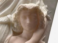 Neoclassical Mother and Children Marble Sculptures Italy 1920s - 4103142