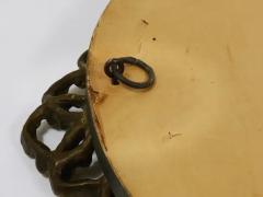 Neoclassical Oval Gilt Wood Gustavian Style Faceted Wall Mirror Italy 1900s - 4067362