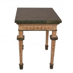 Neoclassical Painted Side Table Italy 19th Century - 2594398