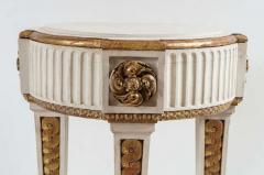 Neoclassical Parcel Gilt and Painted Gueridon Table - 858316